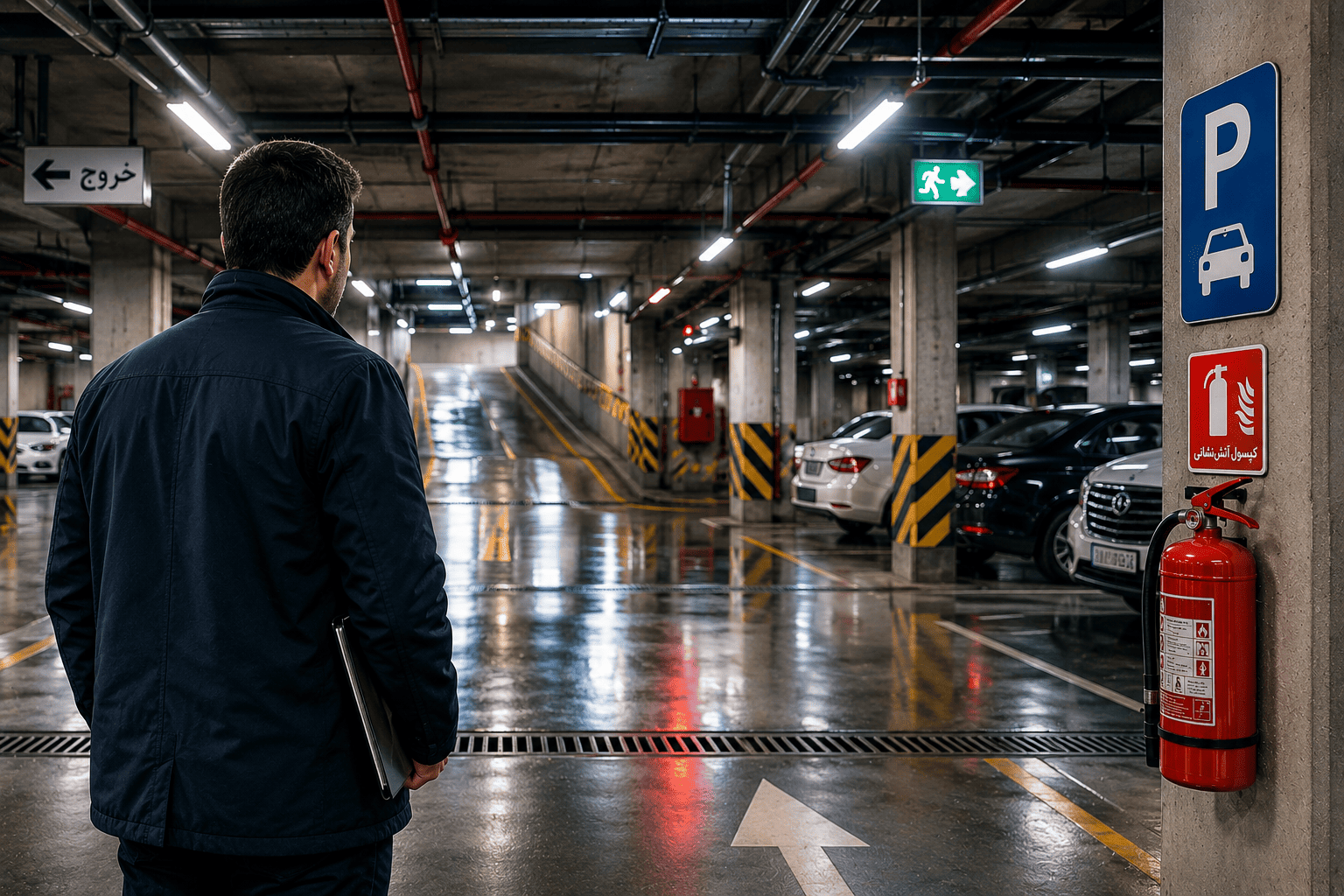 مسئولیت مدیر ساختمان در پارکینگ